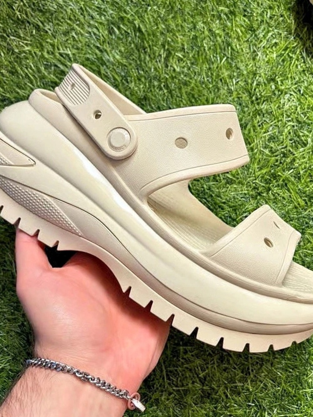 Platform Sandals in Cream NWT